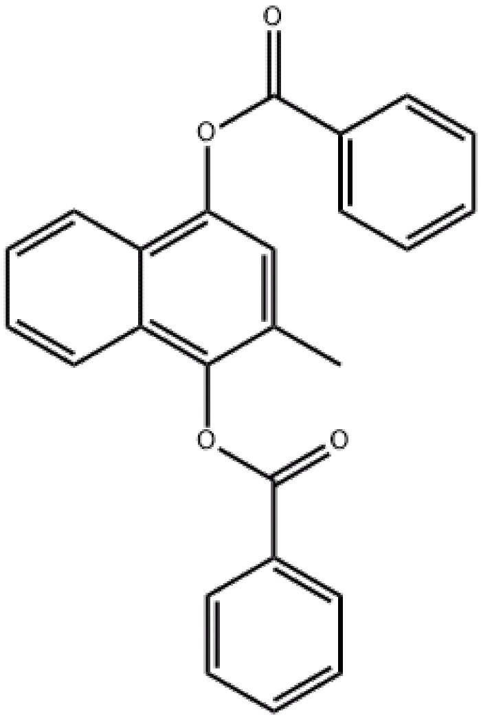 [4-(苯甲酰氧基)-2-甲基萘-1-基]苯甲酸酯